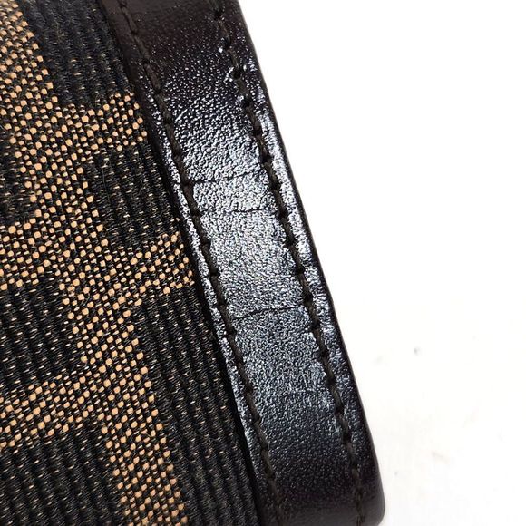 Fendi Zucca 6 Key Case Zucca Key Key Chain Canvas Leather Brown - Picture 8 of 8